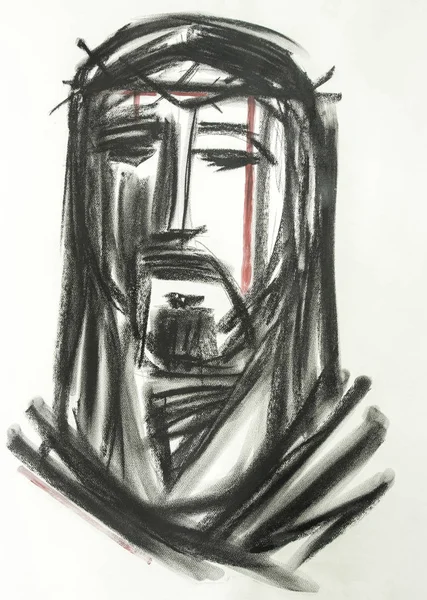 Jesus Christ Face illustration