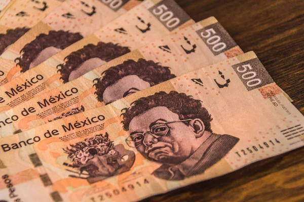 Mexican pesos bills — Stock Photo, Image