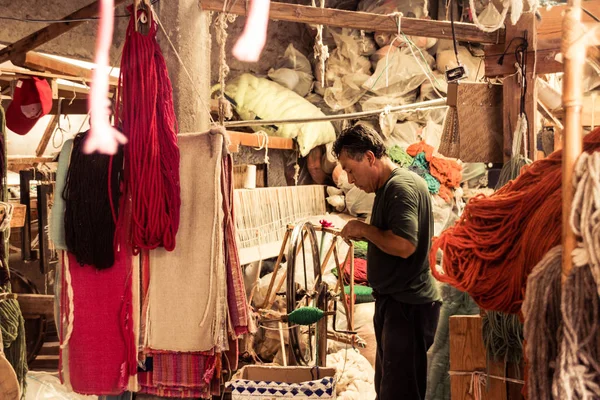 Fábrica de costura artesanal tradicional en Querétaro México — Foto de Stock