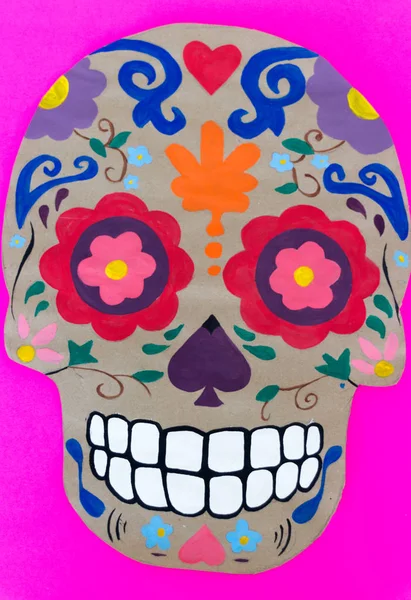 Traditionele Mexicaanse dag van de dode symbool — Stockfoto