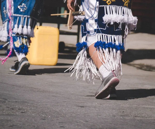 Bailarines religiosos tradicionales mexicanos matachin — Foto de Stock