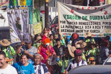 Peregrination detay Basilica Guadalupe Monterrey içinde için 