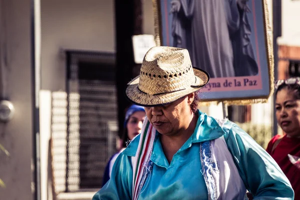 Traditionella matachin mexikanska religiösa dansare — Stockfoto