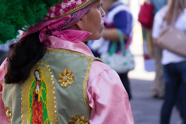 Wszystko z peregrynację do bazyliki w Guadalupe w Monterrey — Zdjęcie stockowe