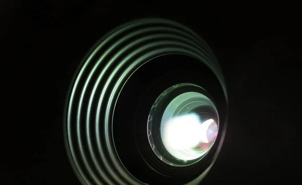 Fotografia da lente do projetor — Fotografia de Stock