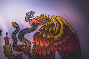 Meksika ulusal amblemi fotoğraf