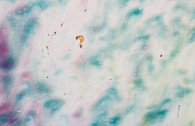 Araba penceresi ve renkli sabun ile arka plan