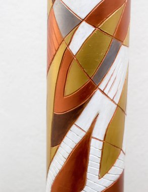 Metalik soyut rakamları ile dekoratif arka plan