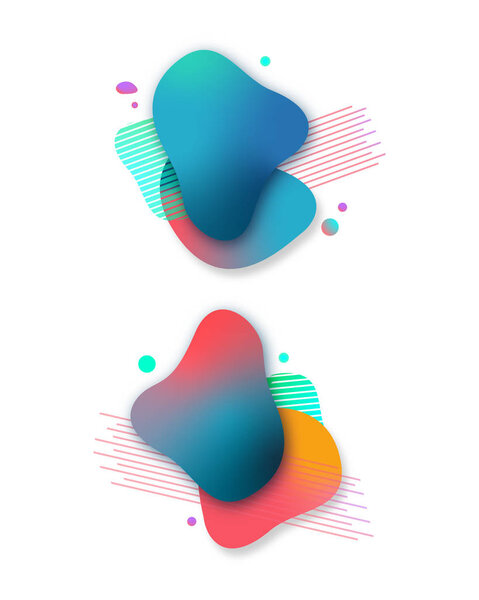 Colorful vector abstract bubbles design