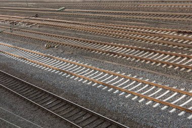 Demiryolu parça yakın çekim