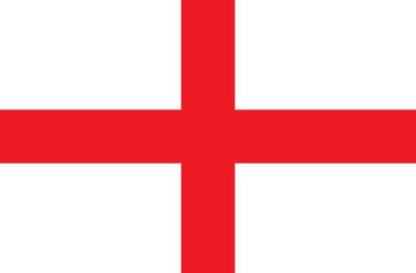 İngiltere bayrak illüstrasyon