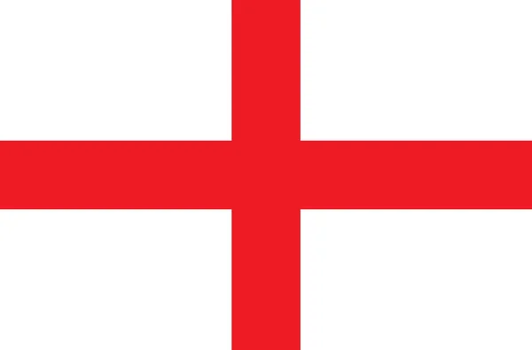 Ilustração da bandeira da Inglaterra — Vetor de Stock