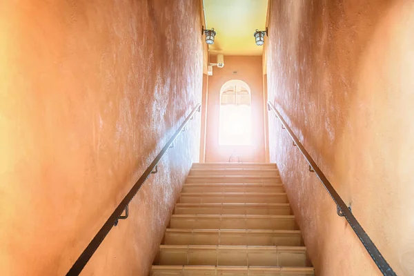 Stairs going up to the light — Stock Photo, Image