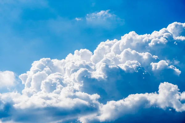 High detail cloud on blue sky background