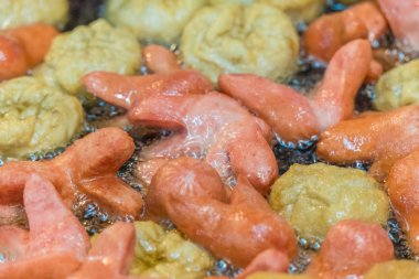 derin kızarmış balık topları wok - Tay street gıda