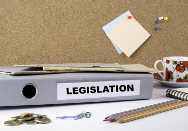 Legislation - folder on white office des clipart