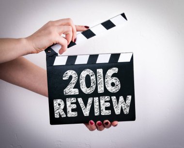 2016 inceleme kavramı. Film clapper tutan eller