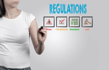 Güzel kadın yazma - yönetmelikler, iş kavramı