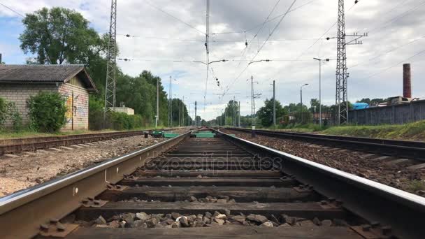 鉄道や交通信号 — ストック動画