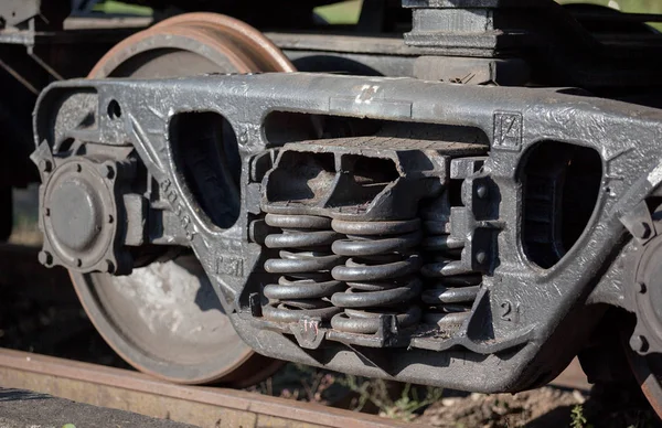 Trenes de mercancías que circulan partes —  Fotos de Stock