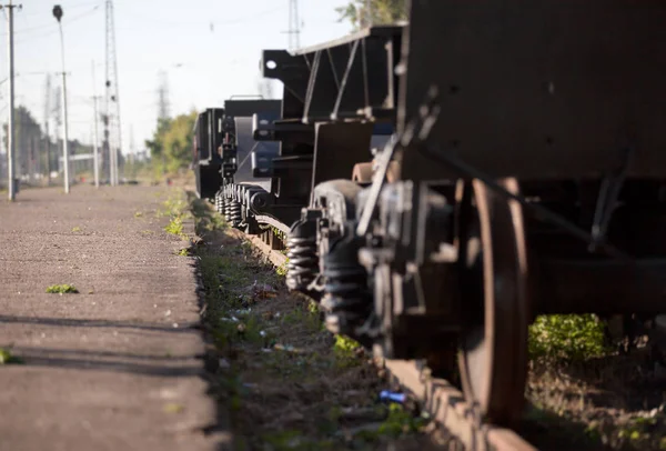 Treni merci che circolano parti — Foto Stock