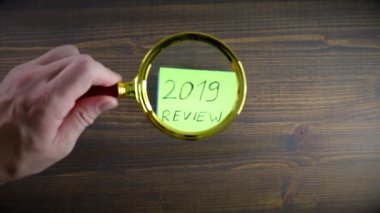 2019 Gözden Geçirme. Görev raporları, hedefler, tablolar ve müşteri geribildirimleri