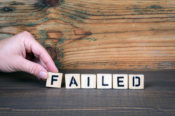 Failed. Challenge, problems and their solution concept