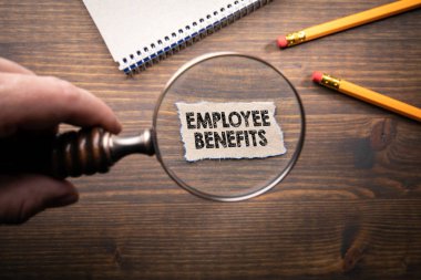 Personel yardımları. İş, kariyer, ikramiyeler ve sigorta kavramı