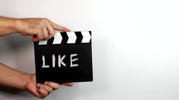 Wie. Social Media, Marketing und Werbekonzept — Stockvideo