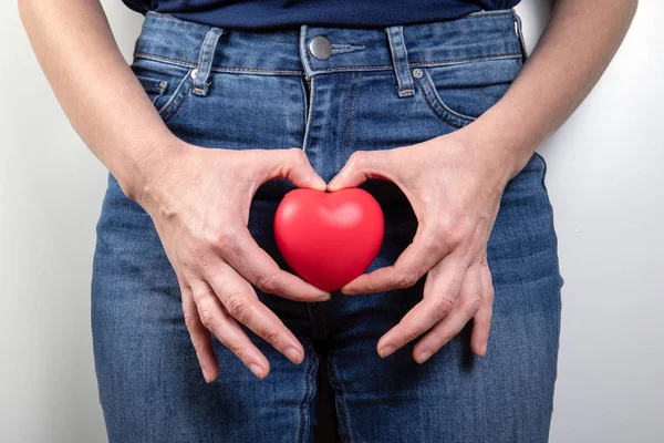 Reproductive health, menopause, hygiene and vaginal candidiasis concept — Stock Photo, Image