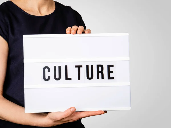 Culture. Company ethics, principles, attitude and history concept — 스톡 사진