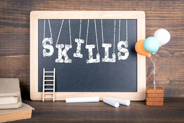 Skills. Education, Career, Business, Opportunities and Success Concept