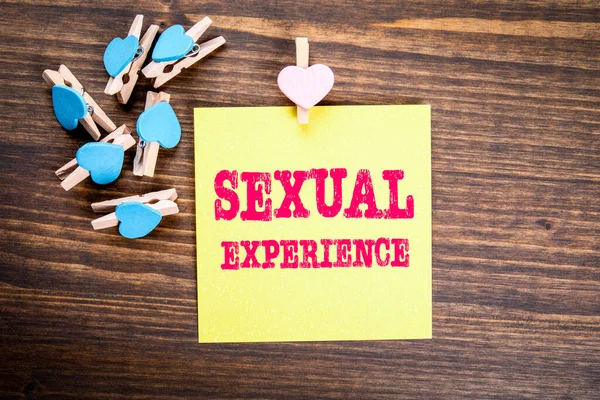 Sexual Experience. Partners, experience, health and dating concept — Stock Photo, Image