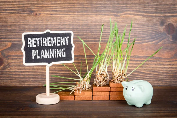 Retirement Planning. Education, career, health and insurance concept