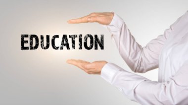 Eğitimden. Yetenekler, eğitim, kariyer ve fırsatlar konsepti