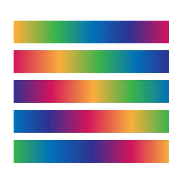 Χρήσιμο οριζόντια γραμμή χρώμα — Διανυσματικό Αρχείο