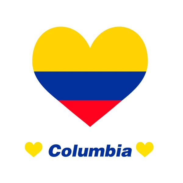 The heart of Columbia — Stock Vector