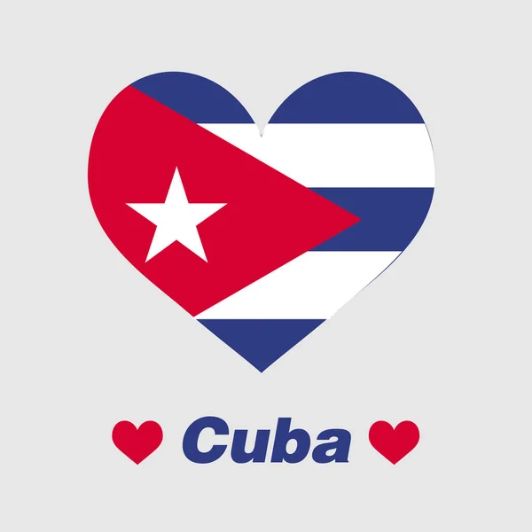 The heart of Cuba — Stock Vector