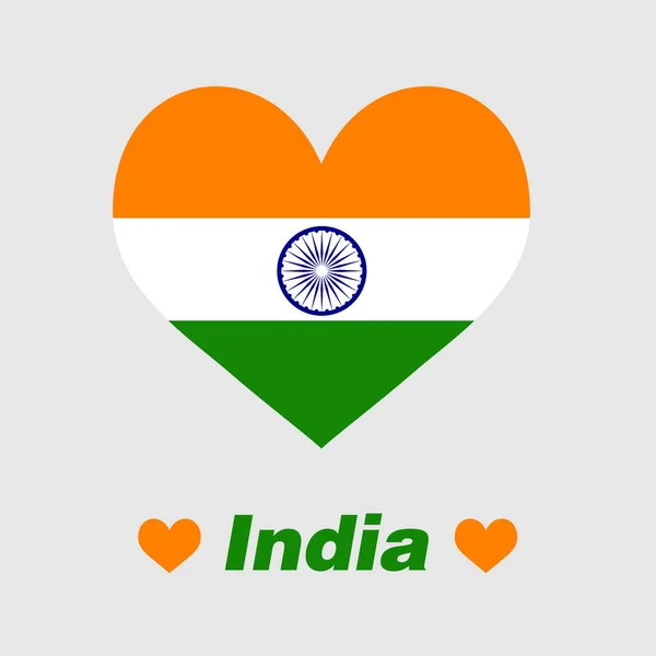 The heart of India — Stock Vector