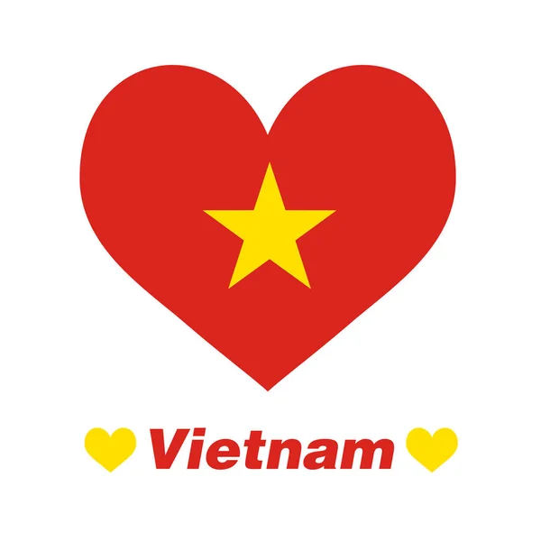 The heart of Vietnam — Stock Vector