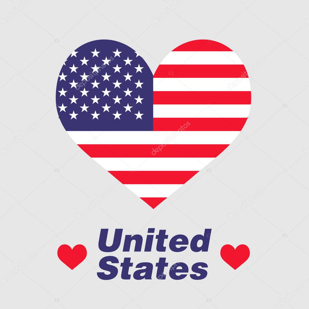 The heart of United States of America