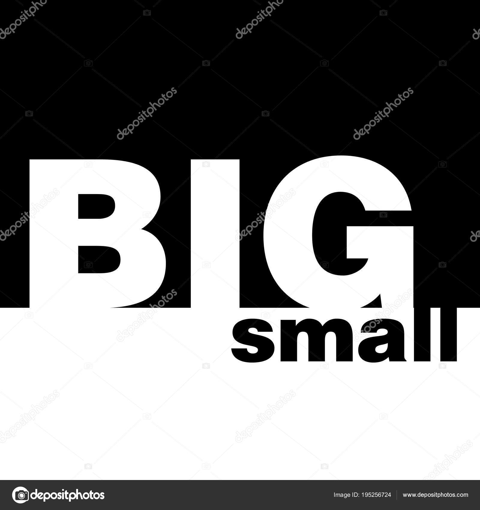 Big and Small Stock Vector by ©esbeauda 195256724