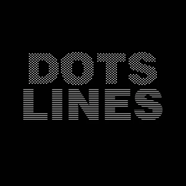 Dots and Lines — Stock Vector