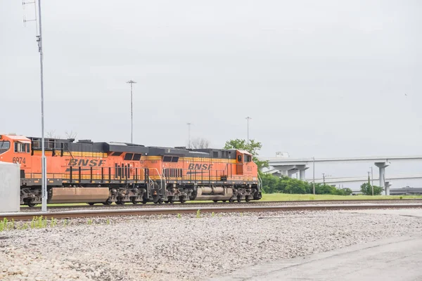 Fort Worth May 2019 Bsnf Locomotives Headquarter Train Yard Fort — Stock Photo, Image