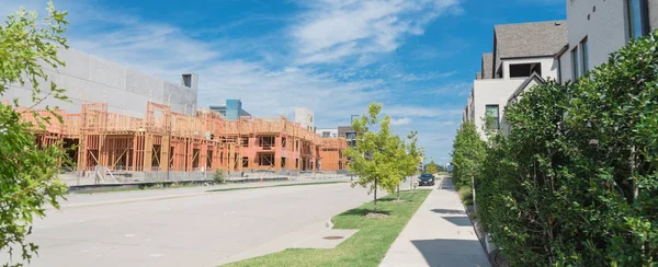 Panorama View Nuovissima Comunità Sviluppo North Dallas Texas Stati Uniti — Foto Stock