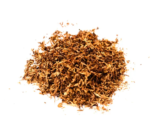 Studio shot Asian tobacco heap isolated on white — Stock Photo, Image