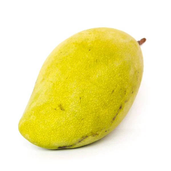 Studio zastrzelił jednego rodzimego azjatyckiego mango izolowane na białym — Zdjęcie stockowe