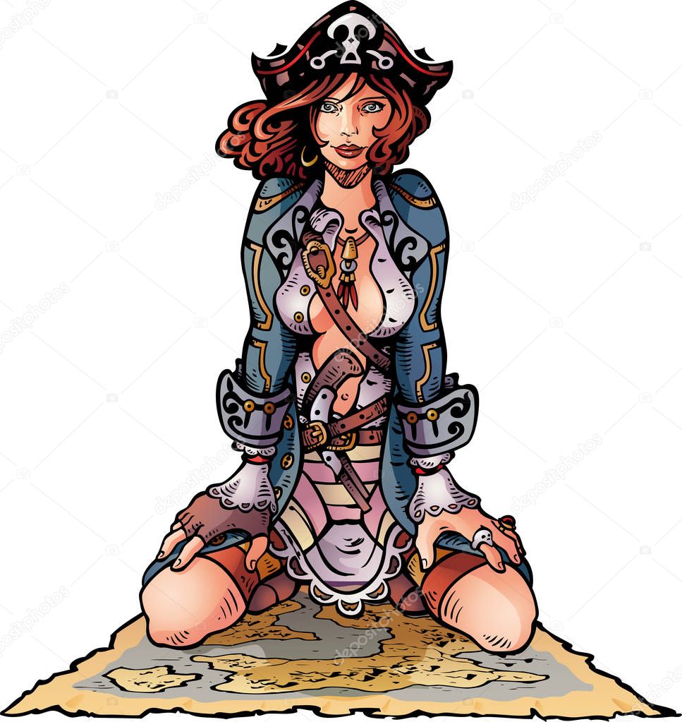 Beauty Pirate Girl