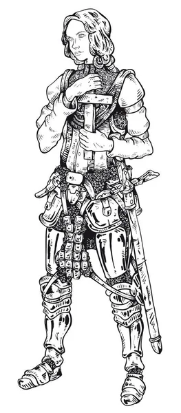 Joan of Arc Stok Ilustrasi 
