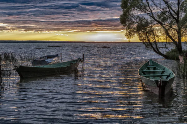 Boats in decline paints — Stock Photo, Image